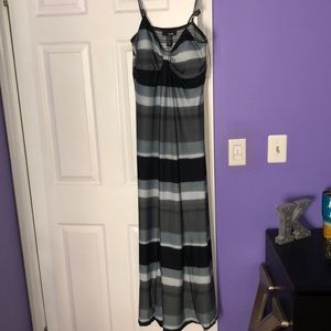 Stripped maxi dress